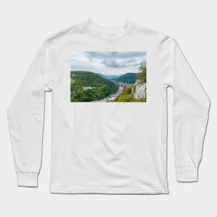 Bad Urach, view from the Grafensteige hill Long Sleeve T-Shirt